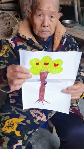 Grandpa's Art: The Timeless Apple Tree Sketch