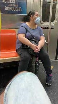 Devon Rodriguez drawing a stranger on the NYC subway