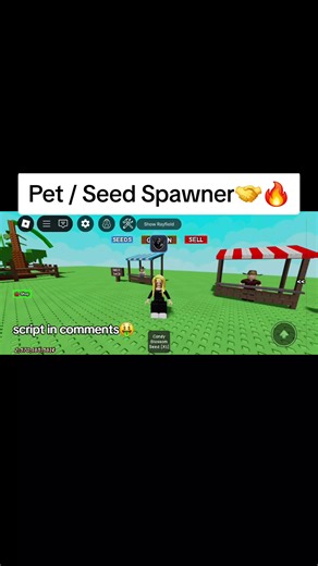 Pet / Seed Spawner Script🤑 #growagarden #roblox #delta #script #executor