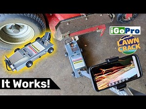 How To Sharpen Mower Blades While Still On MOWER - EMBSX 👌