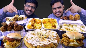 140K views · 5.7K reactions | Fast Food Mukbang Asmr | ZFC Food Review | Waqas Khalil | Facebook