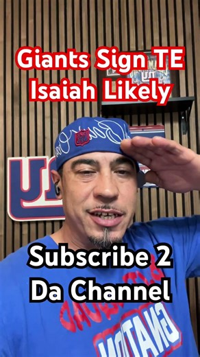 Breaking News Giants sign TE Isaiah Likely #GNATION #nygiants
