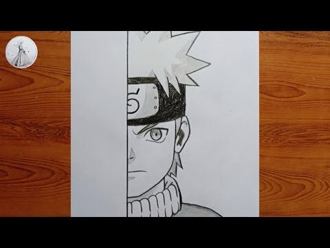 How to draw Naruto step by step || How to draw anime character || Anime drawing Naruto character