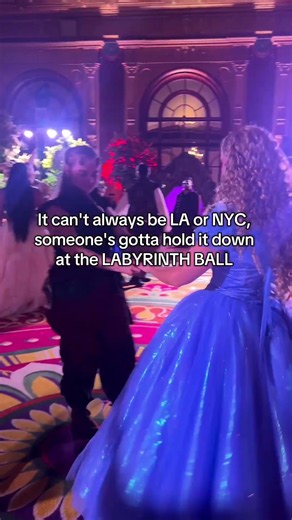 Someone's gotta hold it down in the fairy realm 💕 #labyrinth #masquerade #fantasyball #cinderella