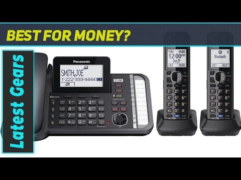 Panasonic 2-Line Corded/Cordless Phone System - Best for Home & Office Communication