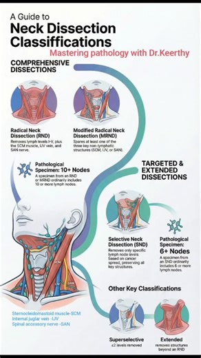 PG path tutorials on Instagram: "Everything about Neck dissection you need to know and how it's important in pN staging of head and neck tumors"