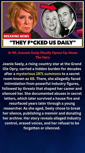 At 90, Jeannie Seely Finally Opens Up About The Opry