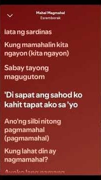 Mahal Magmahal- Esremborak (full song)