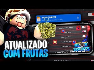 Melhor SCRIPT e EXECUTOR para Celular | Como Baixar e Usar Script no Blox Fruits Mobile sem Ban