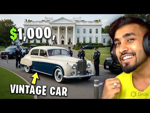 CAN I STEAL VINTAGE CAR FROM THIS HORROR HOUSE ? | TECHNO GAMERZ
