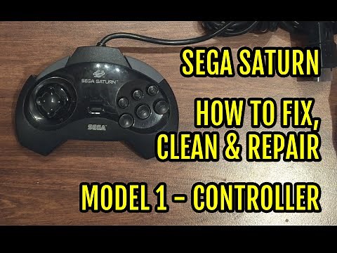 How to Fix Repair and Clean a SEGA Saturn model 1 Controller - YouTube