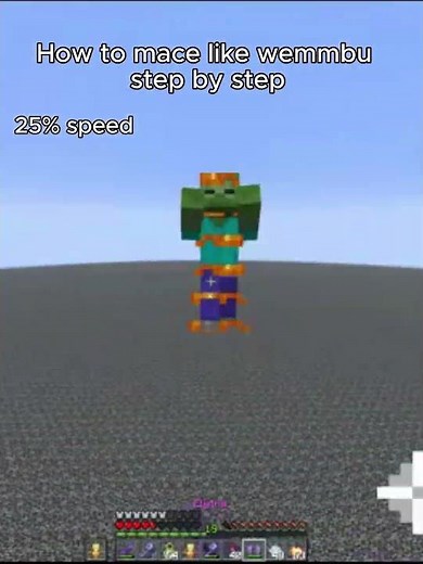 Step by step tutorial how to mace like Wemmbu #macepvp #tutorial #wemmbu #unstablesmp