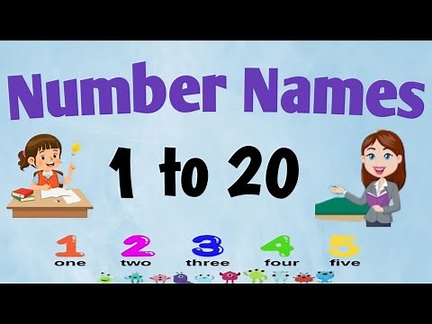 Learn Numbers 1- 20 | Numbers and name spelling | Numbers Names 1-20 | Numbers Names