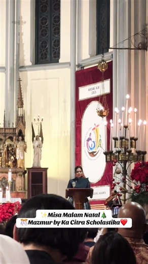 thank youu kak @Citra Scholastika untuk mazmurnya malam ini. berkah dalem🥹❤️ and Merry Christmas ✨🎄🎊 #katolikindonesia #mazmurkatolik #katedral #katedraljakarta #merrychristmas