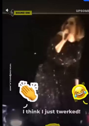 Adele bending over twerking bouncing a bunch ASS at her concert.😳👀THICK Adele was overly bandits.🧏🏾‍♂️