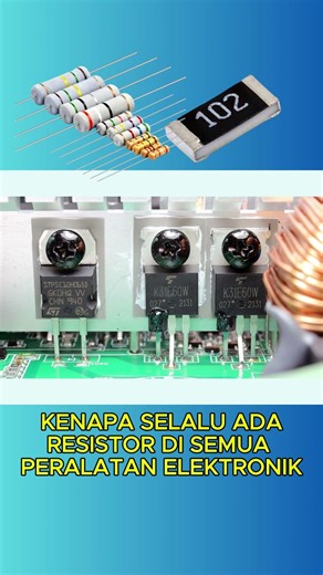 What are resistors made for? #electroniccomponents #electronicbasics