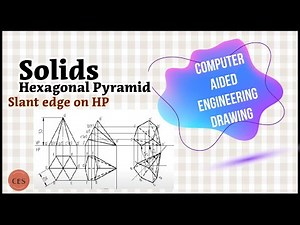 Hexagonal pyramid with slant edge on HP