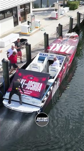 Volume up! Jake Paul vs Anthony Joshua Power Boat Cold Start!