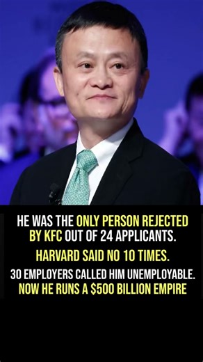 The Untold Journey of Jack Ma: Rejections to a $500 Billion Empire🤑 #jackma #billionaire #empire