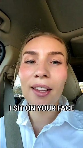 i just sit on your face. it's so simple. what a life #facesit
