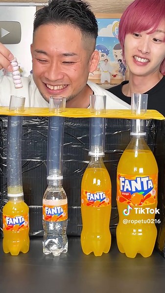 メントスファンタ全種の大噴火体験