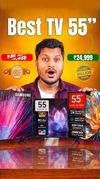 Best 55 inch 4k TV 2026 | Best 55 inch 4k TV Under 30000 to 40000 in Flipkart BBD Sale 2026