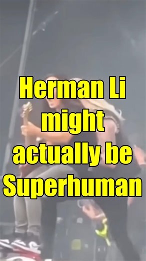 Herman Li casually broke the speed of sound on guitar!😲 #shred #impossible #guitarist