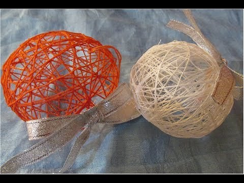 Glob din ata, apretat pe balon