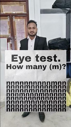 These eye test tricks actually work 🤔 #braintest #eyetest #trick