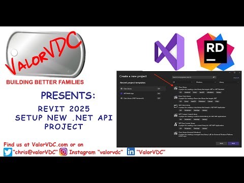 Starting a Project with the New Revit 2025 .Net 8 API