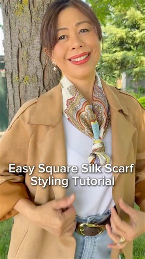 How to Tie a Silk Scarf Like a Parisian