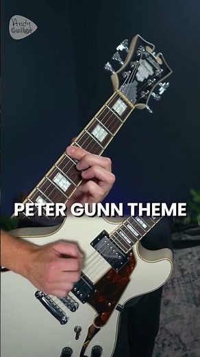 Peter Gunn Theme Guitar Lesson - Beginner Electric Guitar PlayThrough/ Demo