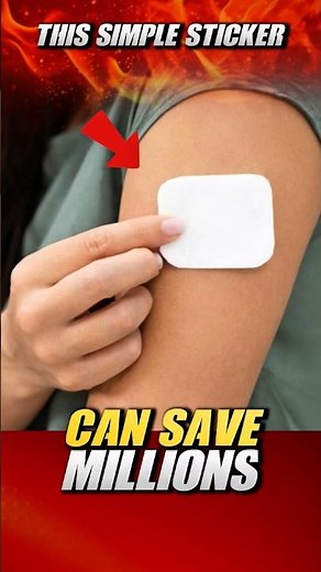 No Needles, No Pain — Just Stick and Track! #funfact #fact #diabetes #shorts #short