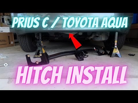 Installing a Trailer Hitch on a Prius C | Toyota Aqua Utility and Towing Upgrade!