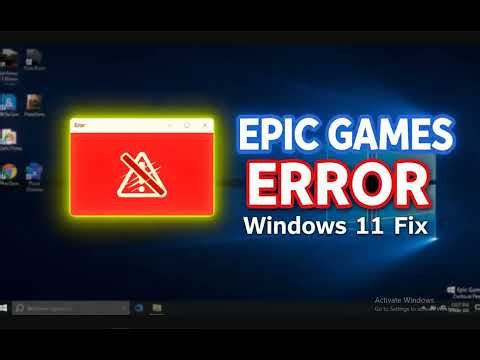 How to Fix EpicGamesLauncher exe Application Error on Windows 11