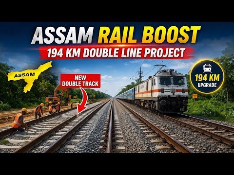 Assam New Double Line Project 194 KM | Biggest Rail Boost Ever 