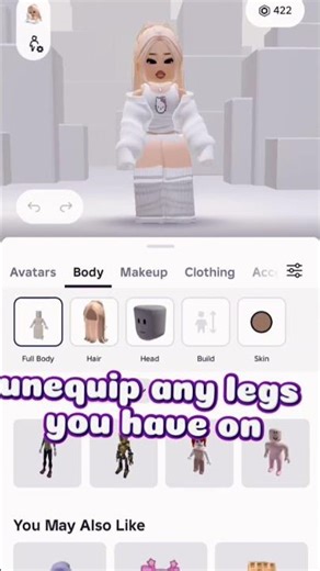 How to get thick/big legs in Roblox!#roblox #hacks #hopethishelps