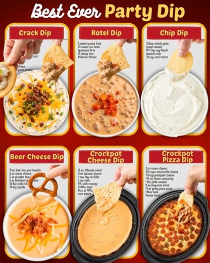 121K views · 446 reactions | EASY PARTY DIP RECIPES! CRACK DIP: 8 oz...