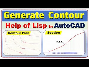 Contour Generate in AutoCAD using lisp | AutCAD Plugin | AutoCAD tips