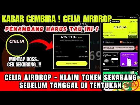 CELIA AIRDROP - CLAIM TOKEN NOW BEFORE THE DATE IS DETERMINED