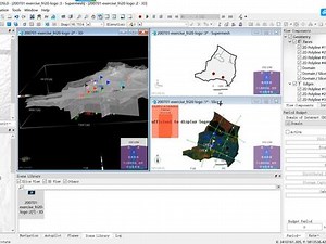 地下水数值模拟视频教程feflow10-后处理（一）#地下水 #数值模拟 #feflow #三维建模 #教程