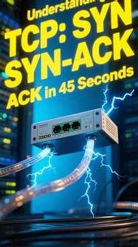 Understanding TCP: SYN, SYN-ACK, ACK in 45 Seconds #shorts #viralshorts #ccna