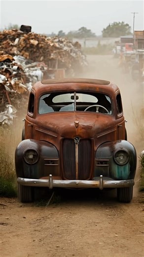 This $300 Rusty Tucker Sat for 70 Years… Full ASMR Restoration #carrestoration #asmr #car