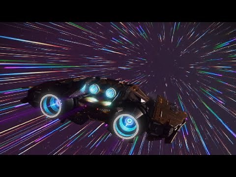 No Man Sky golden corvette