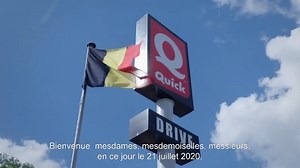 8.6K views · 12 reactions | Ô Belgique, ô mère chérie du Quick... Cette année, participe au défilé le plus savoureux de tous les temps ! ​ Installe notre application MyQuick avec le coupon, viens faire ton défilé chez Quick dans une des trois couleurs du drapeau belge et profite de ton Giant gratuit à l'achat d'un Maxi Menu. | Quick Belgium | Facebook