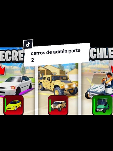 Carros de Admin Parte 2: ¡Descubre los Mejores Vehículos!