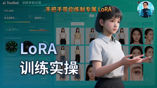 手把手带你使用AI-Toolkit，10分钟训练属于自己的专属LoRA
