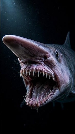 Goblin Shark Attack Caught on Camera 😨 Deep Sea Monster