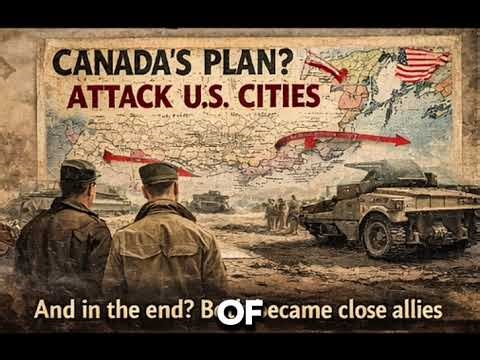 America vs Canada? 🇺🇸⚔️🇨🇦The Secret Plan You Never Learned in School – War Plan Red. #war plan red