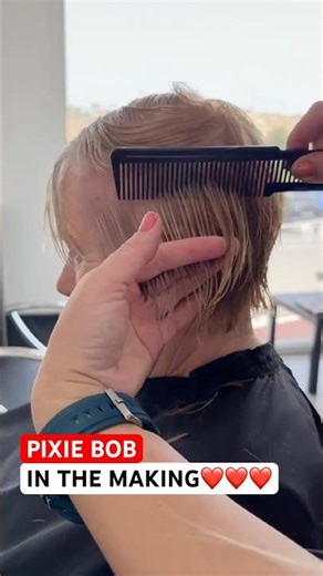 PIXIE BOB HAIRCUT IN THE MAKING BY VIVYAN HAIR DESIGN! ❤️❤️❤️ #pixiecut #haircut #pixiebob #short